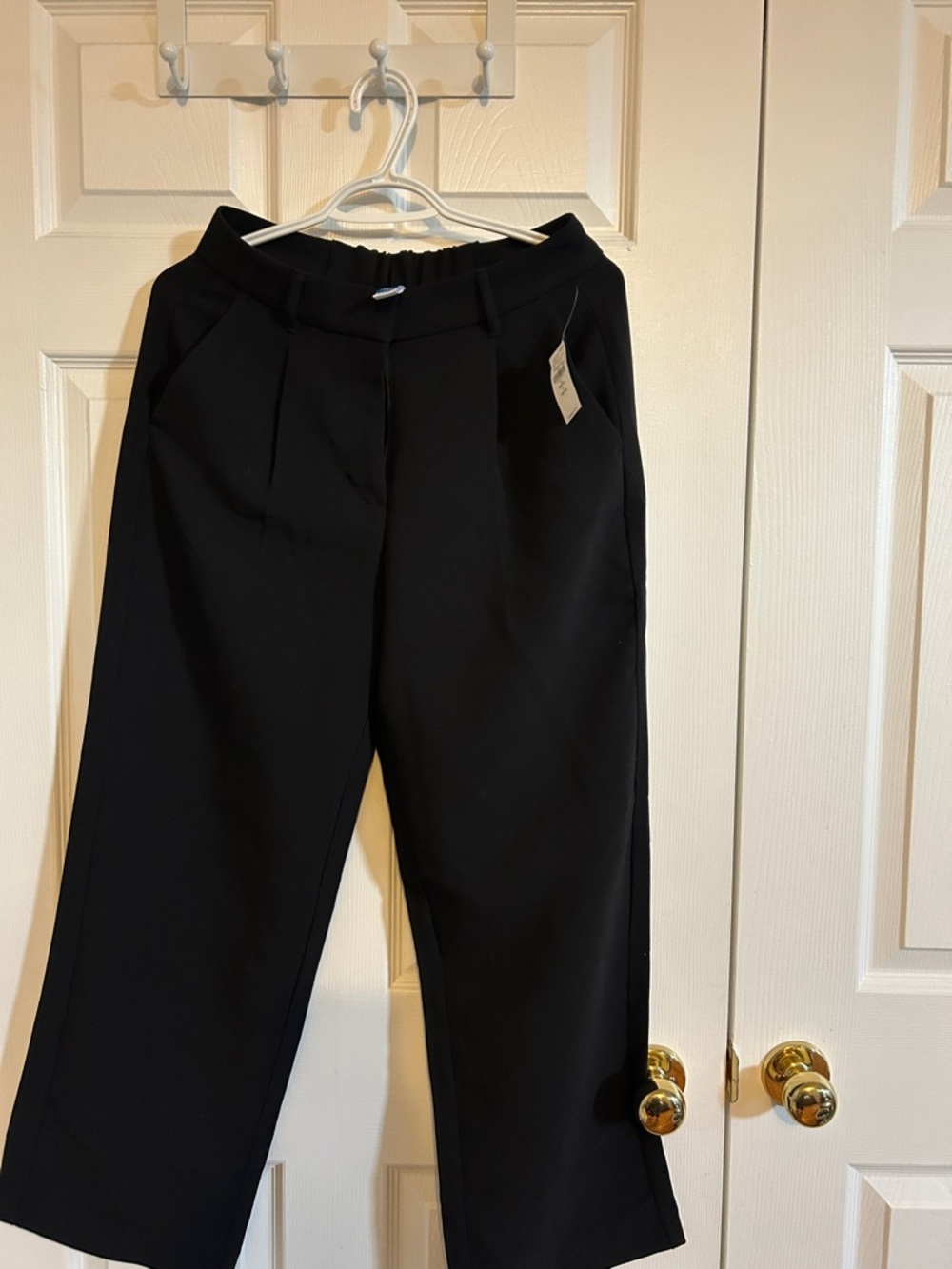 Old navy Taylor high waisted Black Wide-Leg Trousers